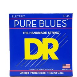 DR Strings PHR-10 Pure blues electric-guitar-strings, 010-046